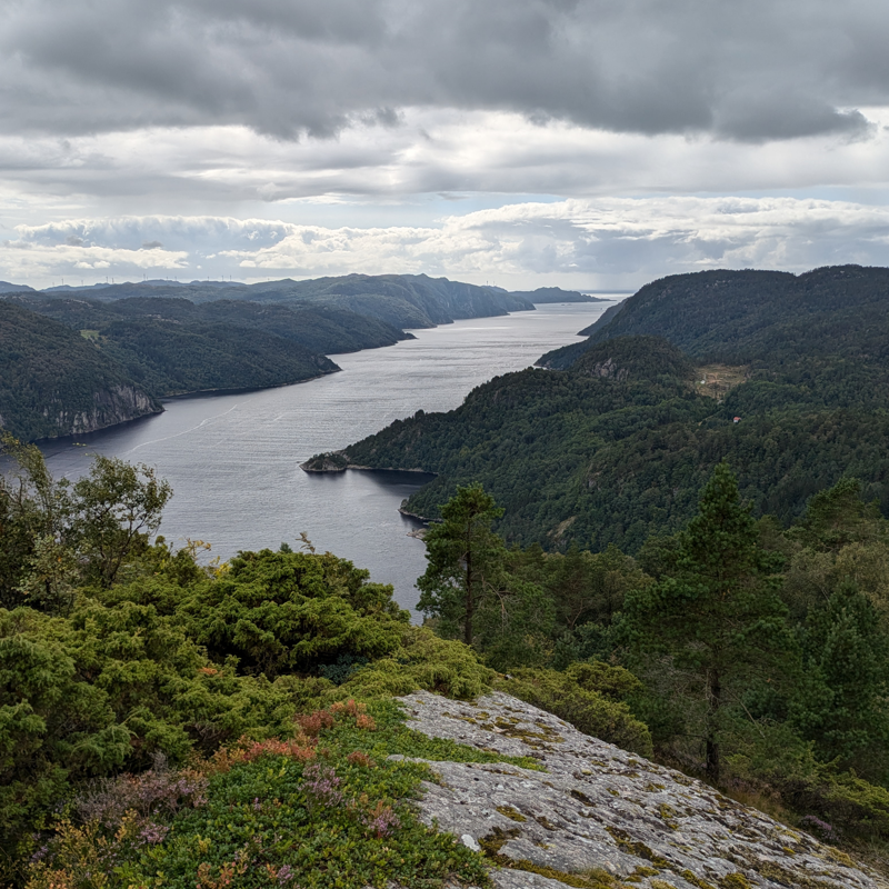 This photo shows one of many fjords in Norway.